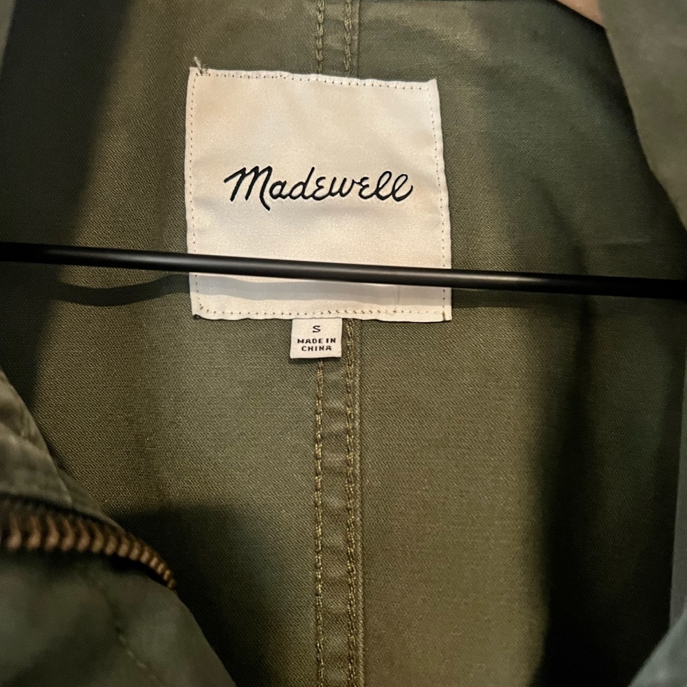 Madewell Green Military Style Jacket